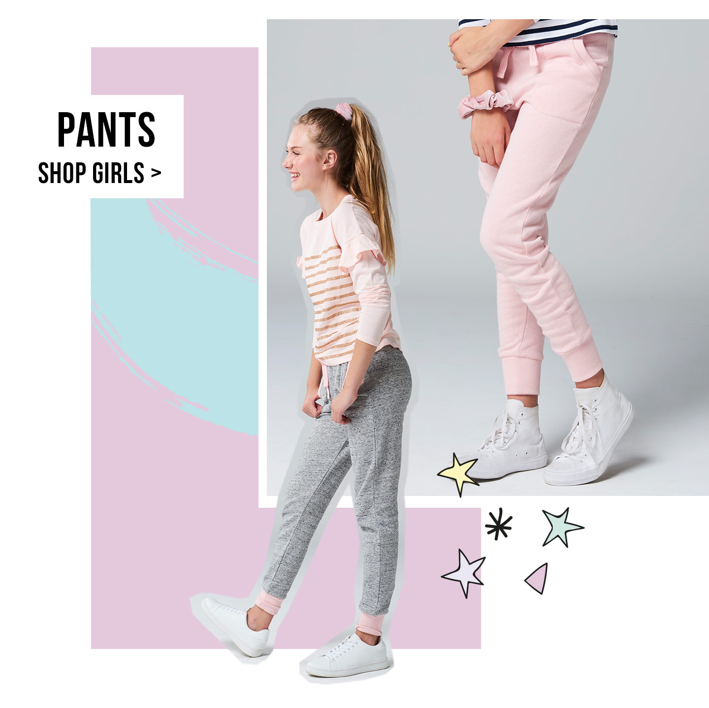 Shop Teen Girls Pants Free by Cotton On Girls